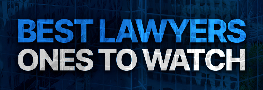 Image of exterior of Leadership Square in downtown Oklahoma City with the words "Best Lawyers Ones to Watch" overlayed
