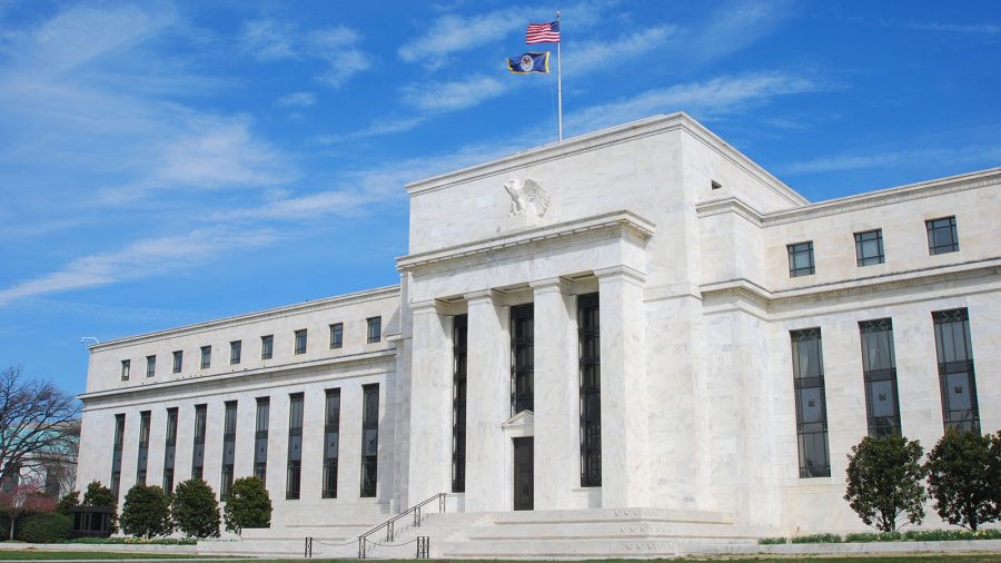 The US Federal Reserve building in Washington DC