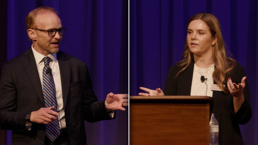 McAfee & Taft employee benefits lawyers Brandon Long and Riley Wren speaking at EmployerLINC25 on April 2, 2025 at the National Cowboy & Western Heritage Museum.