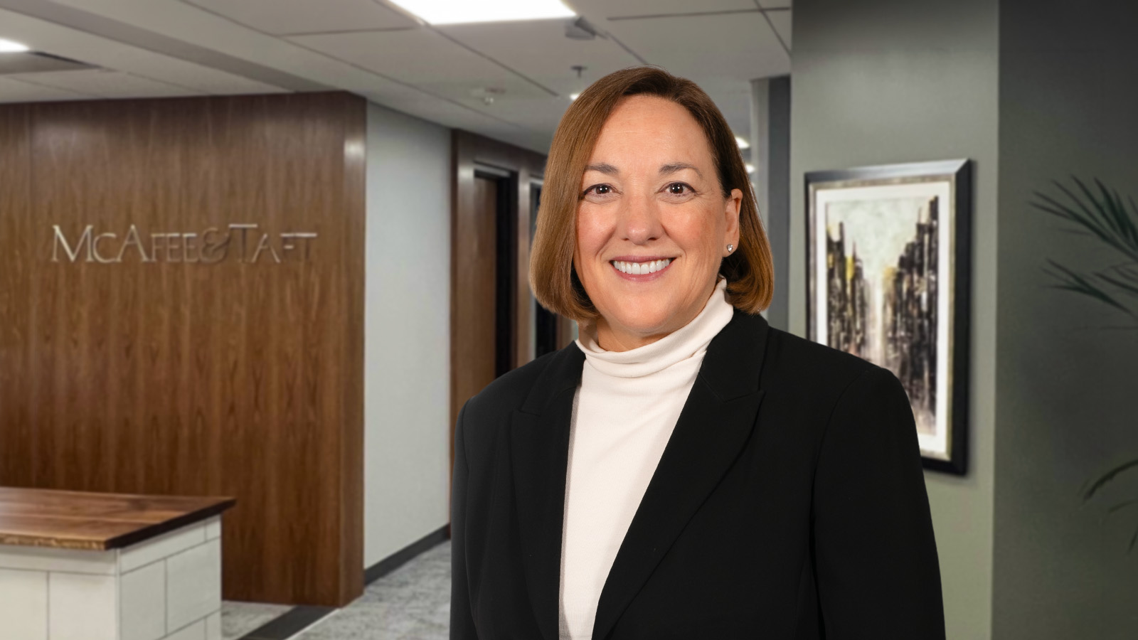McAfee & Taft attorney Susan Shields in the firm's Oklahoma City office.