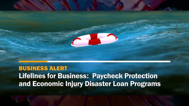 Lifelines for business: Paycheck Protection and Economic Injury Disaster Loan Programs