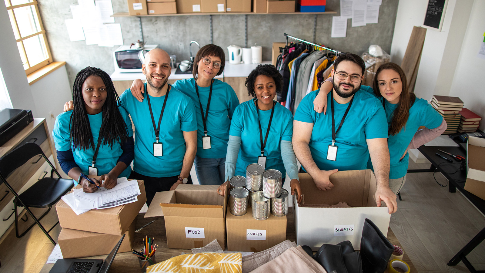 Group of volunteers